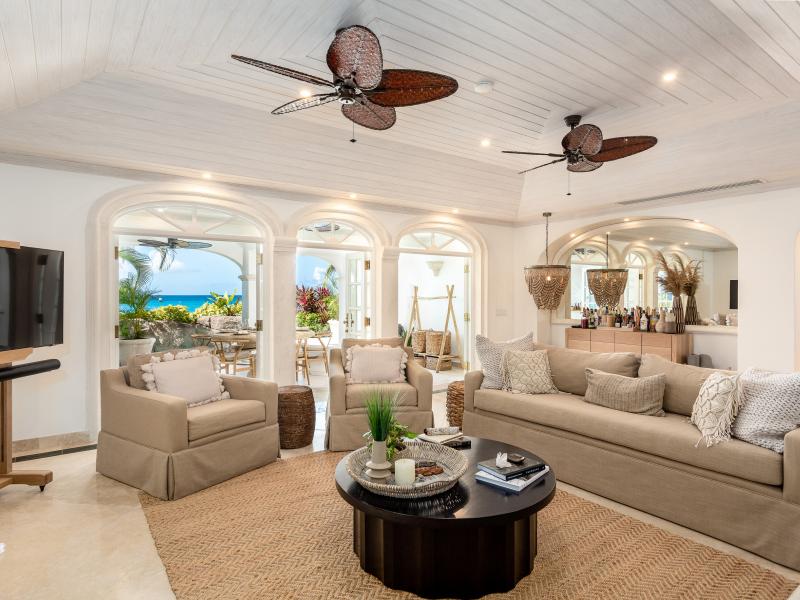 The Palms Old Trees - Beachfront , Beachfront villas Barbados , Old Trees , St James , West Coast Barbados  